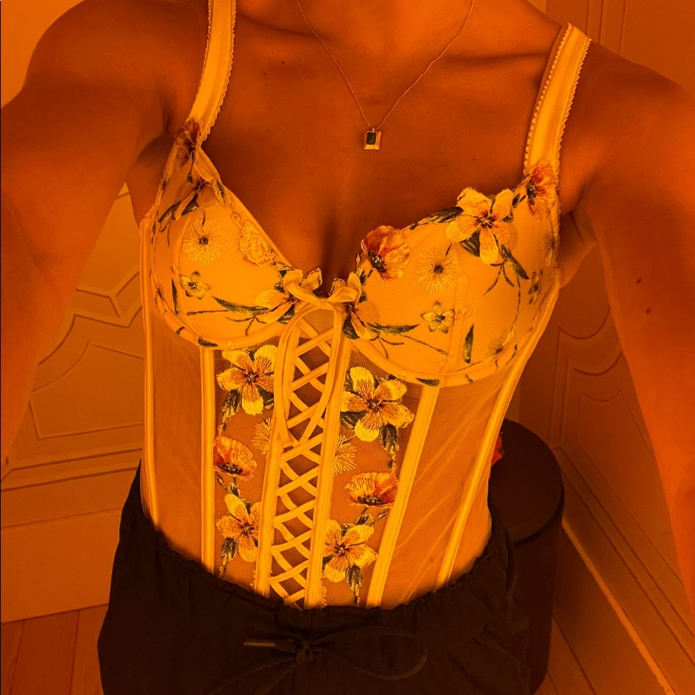 Victorias Secret Lacey corset top